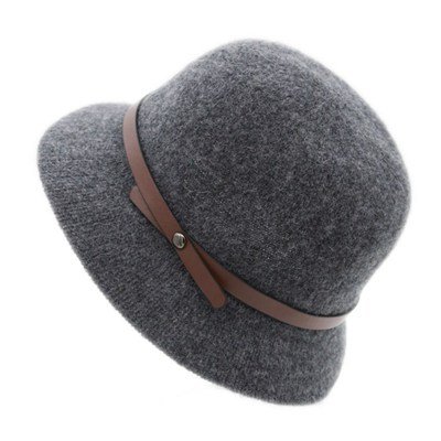 Wenxin0815 Hat HatHat, Fisherman, Hat, Hat, Girl,Dark Grey Cross Belt Basin Cap