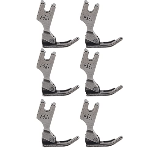 6 piezas pie prensatelas para cremallera acero inoxidable miniatura 1