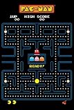 BUY ART FOR LESS Officially Licensed Pac Man - Maze Art Poster - 24 x 36 Inch - Decorative Print - Poster Paper - Ready to Frame