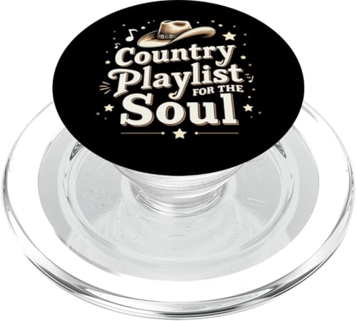 Country Music Playlist Country Songs Country Fan - Playlist Country Vibes Country Hits Nashville Sound PopSockets PopGrip pour MagSafe