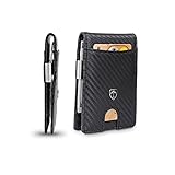 𝗘𝗗𝗘𝗟𝗦𝗧𝗔𝗛𝗟 𝗚𝗘𝗟𝗗𝗦𝗖𝗛𝗘𝗜𝗡𝗞𝗟𝗔𝗠𝗠𝗘𝗥 - Mit der eingebauten Geldspange aus Edelstahl lassen sich Geldscheine befestigen