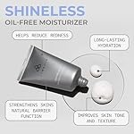 COSMEDIX Shineless Oil-Free Face Moisturizer for Women & Men - Hydrating Face Cream with Vitamin B3 for Oily & Blemish-Prone Skin - Daily Facial Skin Care for Firmer, Smoother & Radiant Glow - Image 2
