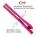CHI Tourmaline Ceramic Series Flat Iron, Hair Straightener For Silky Smooth Hair, Ideal For Straightening Or Curling Hair, 1