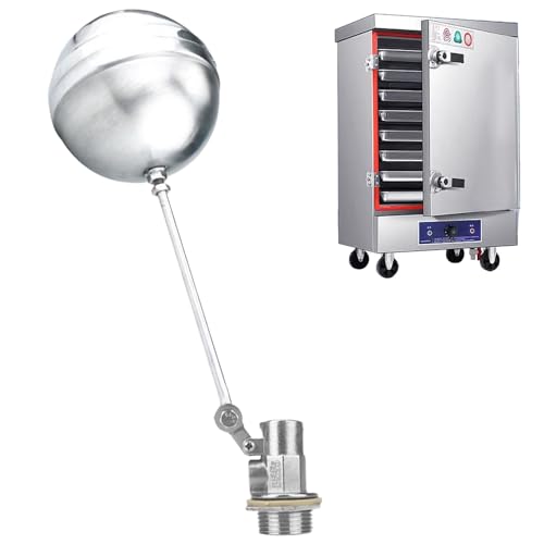 Valvola a galleggiante | Valvola galleggiante per tubo da giardino, a prova di perdite, in acciaio inox, regolatore regolabile automatico per riso, vaporizzatore, stagno, giardino, fontana, piscina