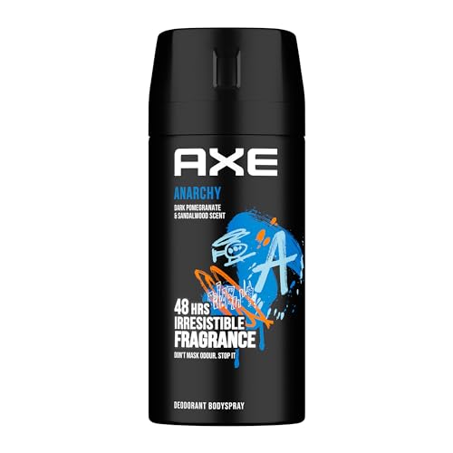 Axe Mini Men Deodorant Body Spray Anarchy 48 hours of irresistible fragrance 120ml