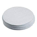 uxcell 30 Pcs 5-Inch Aluminum Oxide White Dry Hook and Loop Sanding Discs Flocking Sandpaper 1000...