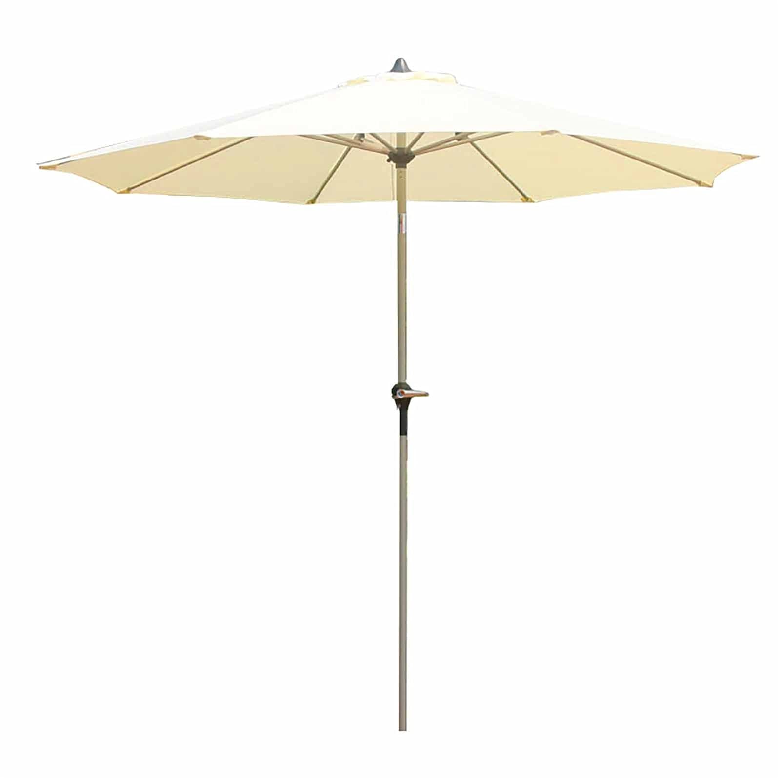 Sombrilla de patio que frena el calor con lona inclinable de 2,7m