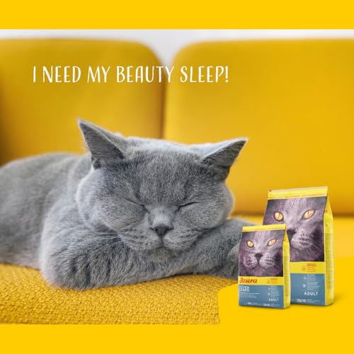 JOSERA Léger (1 x 10 kg) | Adult | Premium Trockenfutter für ausgewachsene sterilisierte oder übergewichtige Katzen | Geflügel | wenig Fett & viel Protein | weizenfrei | Katzenfutter | 1er Pack