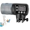 AQQA Automatic Fish Feeder, Auto Fish Feeder with LCD Timer Programmable, 200ML Large Capacity Aquarium Auto Feeder Moisture-Proof Silent, Vacation Fish Feeder for Small Tank Betta Fish Turtle