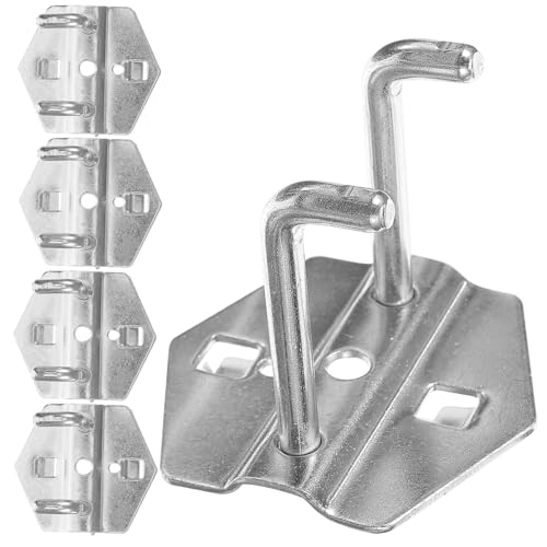 ARTIBETTER Sturdy Metal Pegboard Hooks 5pcs s Hooks Easy to Install for Home Kitchen Workshop Storage