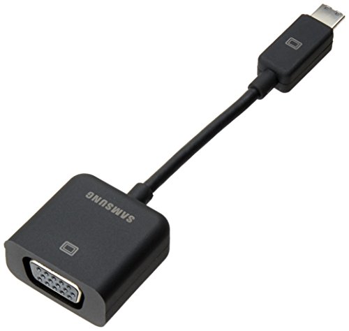 Samsung 12 pin to VGA Adapter Dongle (AA-AV2N12B/US) compatible with selective samsung model,Black,6.8in l x 4.6in w x 1.4in h