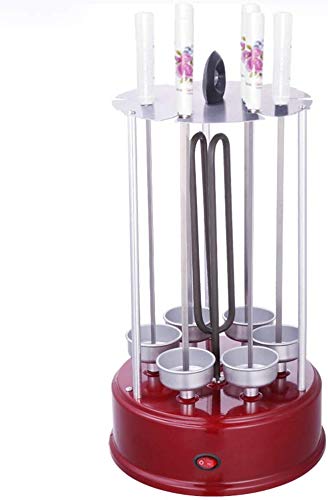 WSJ dainkaolu Barbecue Stove Household Automatic Rotating Electric Grill 6 Fork Electric Oven Mechanical Grill BBQ (Color : A)