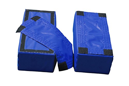 Tumbl Trak Optional Brianna Beam Leg Bases, Royal Blue