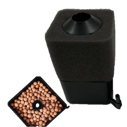 ST TS バイオスポンジフィルター 多孔質 ろ材入り 簡単設置 アクアリウム 水槽 ろ過 ろ材 バクテリア スポンジフィルター 熱帯魚 金魚 メダカ エビ アロワナ (S)