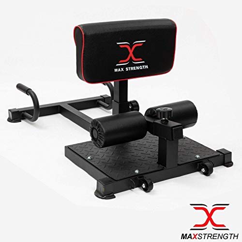 Max Strength Sissy Squat Banc de Musculation Robuste pour la Musculation et Le Bas du Corps