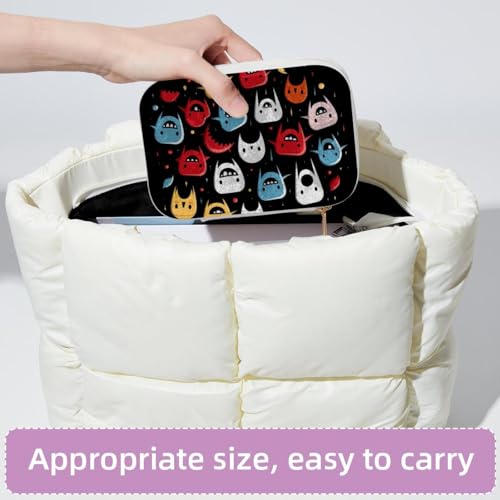 Boîte de rangement velours anti-choc compacte pour accessoires - 5