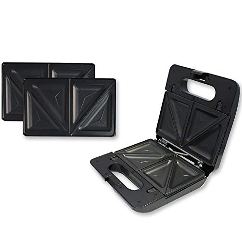 Sandwich Maker, 3-in-1 Sandwichtoaster, Multifunktionale Sandwich Maker mit Intelligenter Kontrollleuchte und Antihaftbeschichtetem Backblech,