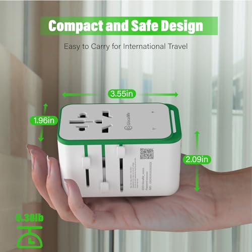 Image of GlocalMe RoamPlug Universal Travel Adapter and MeowGo G50Max 5G Mobile Hotspot, NTN Satellite Communication(SMS), Portable WiFi Hotspot for Travel in 200+ Regions