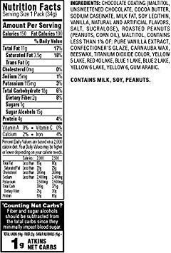Atkins Endulge Treat Chocolate Peanut Candies | 5 Bags of 1.2 oz Each Per Pack | (2-Packs) image 4