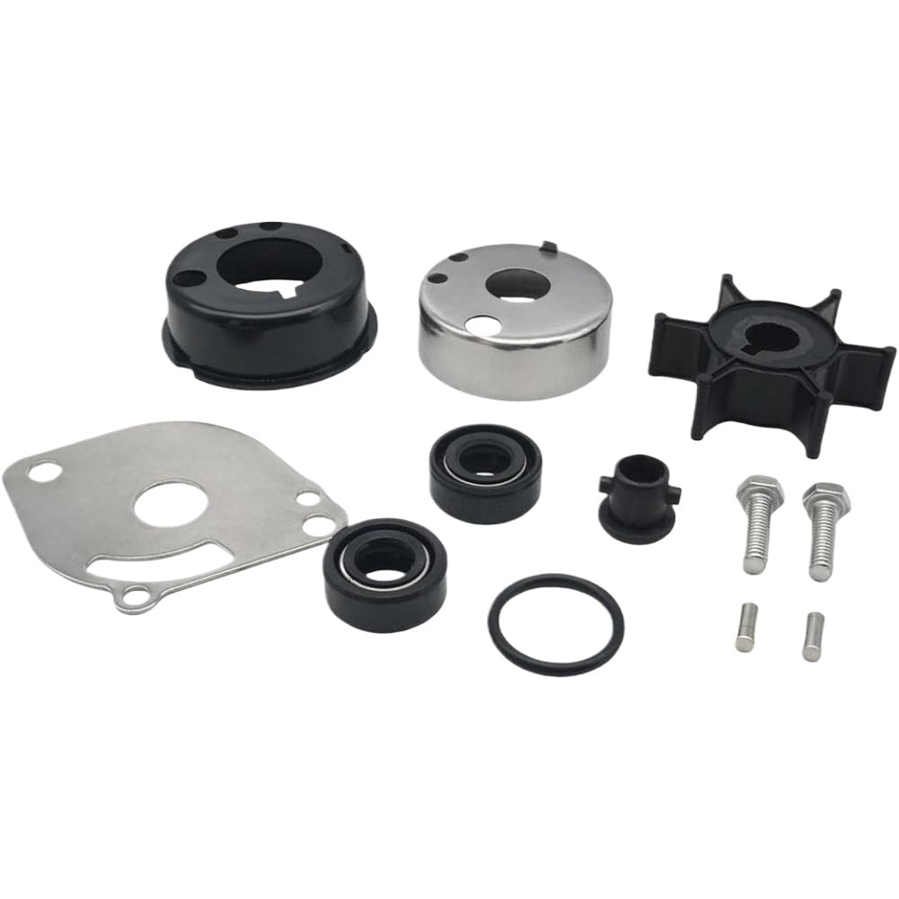 Kit Riparazione Girante Pompa Acqua 6A1-W0078 Compatibile Con Fuoribordo | Adatto per 2 tempi 2 CV; Adatto anche per i numeri di parte 6A1-W0078-02-00 e 6GD-W0078-00