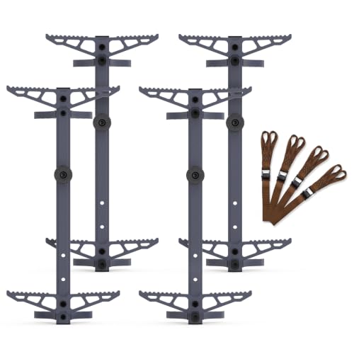 Image of Kalkal 20 inch Aluminum Tree Stand Climbing Sticks for Saddle Hunting -4 Pack