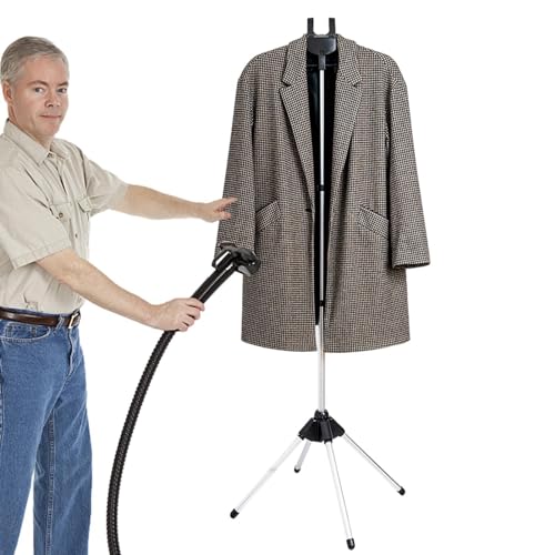 Generic Steamer Rack for Clothes, Strong Penetrating Steam, Handheld Telescopic Garment Steamer Rack, Clothes Steamer Holder for Hotels Homes Clothing, Refer to description, Black