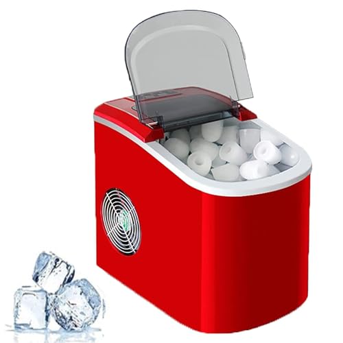 Máquina para hacer hielo para hogar 15 kg/24 h cubos en 8 min miniatura 1
