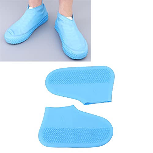 Focket Fundas para Zapatos Impermeables, Cubrezapatos Portátiles Antideslizantes de Silicona Suave para Viajes para Adultos miniatura 4