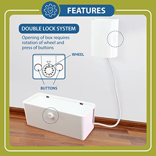 image for Wappa Baby Power Strip Cover and Outlet Cover Box - Effectively Baby P