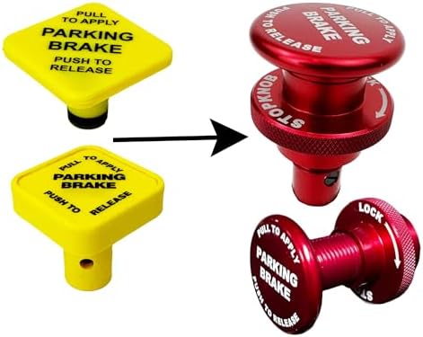 Parking Brake Safety Lock, Replaces Yellow Air Brake Knob in Clas...
