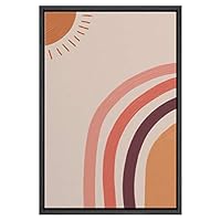 SIGNWIN Framed Canvas Wall Art Nordic Rainbow Canvas Prints Home Artwork Decoration for Living Room,Bedroom - 16