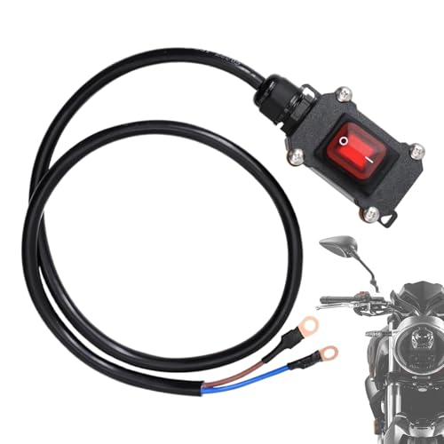 YNPQTDS Desconector de Batería - Corte de Terminal 12V/24V,Interruptor Impermeable para Moto y Automóvil | para Aplicaciones Marinas, Barcos, Ingeniería Eléctrica, Vehículos Pequeños y