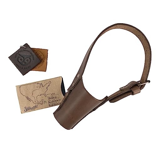 Hide & Drink 001 Leather Dog Muzzle Guard thumb #5
