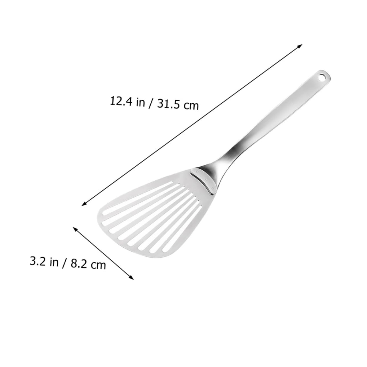 Alipis 3 Piezas Espátula De Cocina De Acero Inoxidable Panqueque De Cocina Volteador Ranurado Espátula para Panqueques Espátula De Pescado Antiadherente Bife Acero Inoxidable 304 Silver