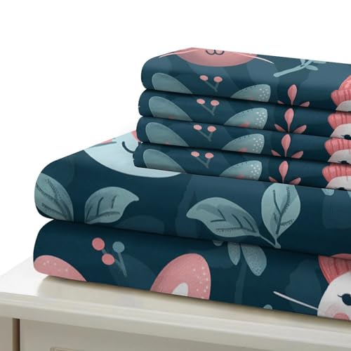Housse de couette lapins en microfibre ultra douce de qualité - 7