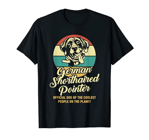 German Shorthaired Pointer - Official Dog Of Coolest People T-Shirt, Black