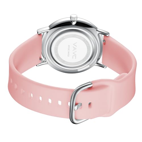 Waterproof Analog Nurse Watch for Nurses,Students,Medical Professionals,Women Men,with Luminouse Easy Read Dial,Military Time,Second Hand and 24 Hour,Comfortable Silicone Band.