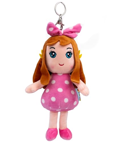 Image of Babique Doll Hanging and Keychain Stuffed Plush Animal | Super Soft Toy | for Kids Birthday Gifts, Baby, Kids, Boys /Girls and Women (25 cm)