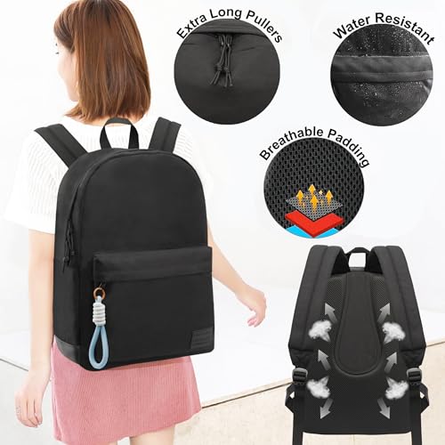 Image of SUPACOOL Casual Laptop Backpack for Men and Women, Backpack for College, USB Charging Port, Lightweight Pack Back