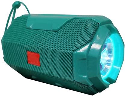 G Bass A_O-106 Wireless Bluetooth Speaker with High Bass Clear Sound/Long-Lasting Battery/FM Radio/MIC/SD & AUX Slot (Sea Green)