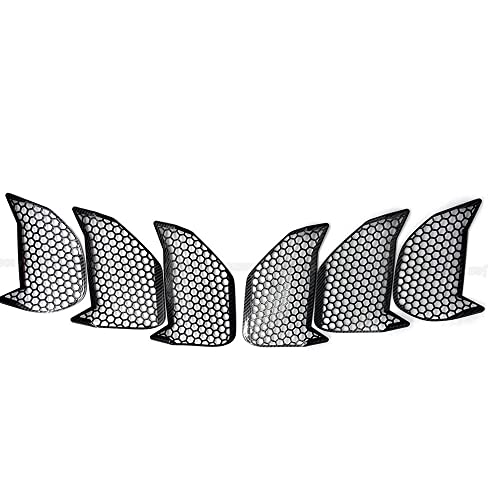 Neopaftu Tail Light Lamp Cover Compatible With Ford Mustang 2018-2021 Taillight Lens Shell Exterior Accessories (Carbon Fiber Style Mesh) #TOP1