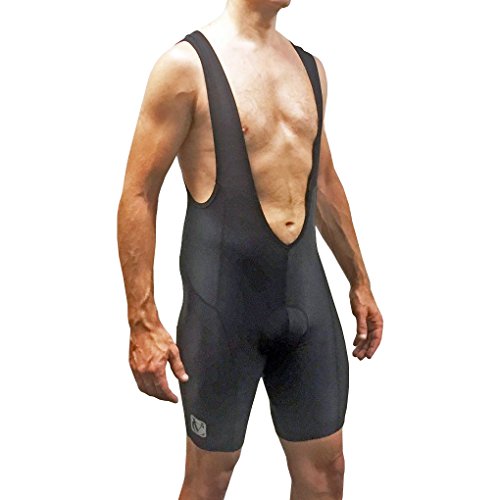 VeloChampion Culote con Tirantes para Hombre Classic EVO (Negro, XL)