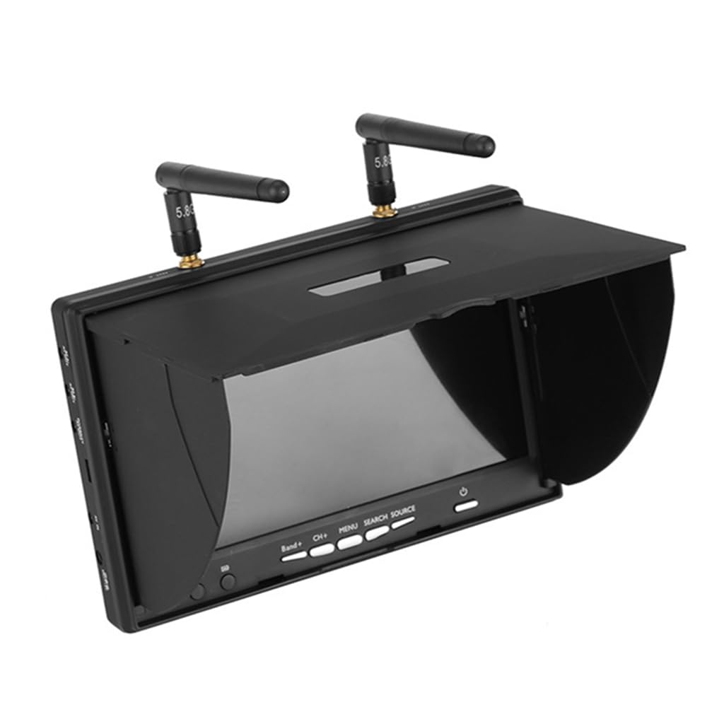 Amazon.co.jp: 5.8G 40CH 7インチ LCDスクリーン FPVモニター DVR機能