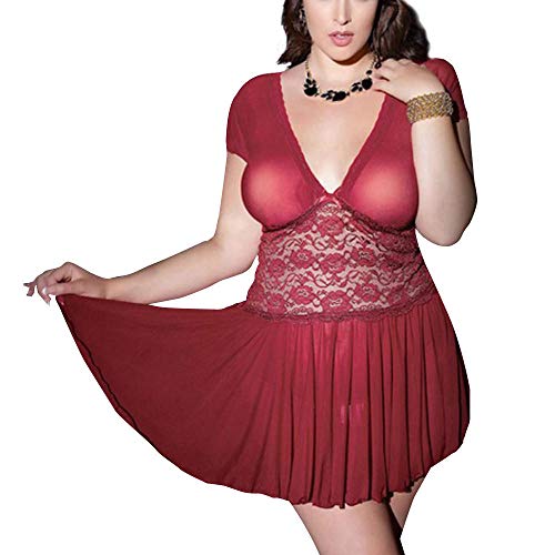 Chemise de nuit en dentelle fine et lacet pour une séduction raffinée
