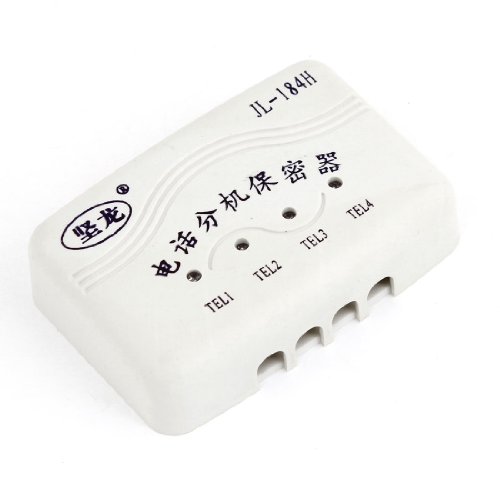 Uxcell-Secret-Keeper-Connector-Telephone-4-Extension-Secrecy-for-Landline-Telephone-Off-White