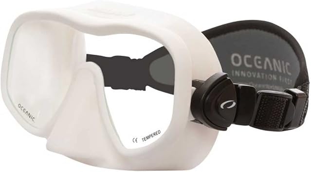 Oceanic Shadow Mask | Low-Volume Frameless Scuba Mask | Ultra-Clear Lens | Comfortable Silicone Skirt for Scuba & Snorkeling