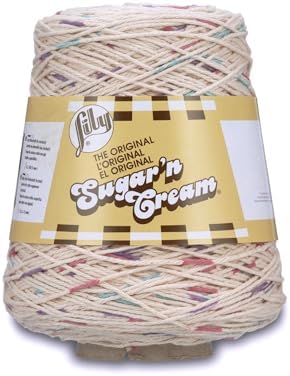 Lily Sugar'n Cream Cotton Cone Yarn, 14 oz, Potpourri Prints, 1 C...