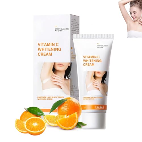 Underarm Whitening Cream,Intim Bleaching Creme,kin Brightening Cream,Aufhellende Körperlotion für Den Intimbereich,Geeignet für Achselhöhlen,Knie,Ellbogen, empfindliche Hautpartien und Intimbereiche