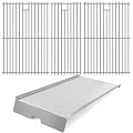 Drip Tray Cooking Grate Set for Traeger 34 Pro Series Grease Pan Grill Grid Replacement Parts KIT0786 BCA006 Eastwood Texas Elite Pellet Smoker Heat Baffle Diffuser Stainless Steel BBQ Accessories