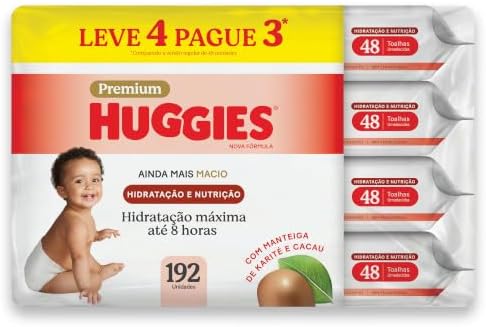 Huggies Lenços Umedecidos Hidratação e Nutrição Contra Assaduras ...